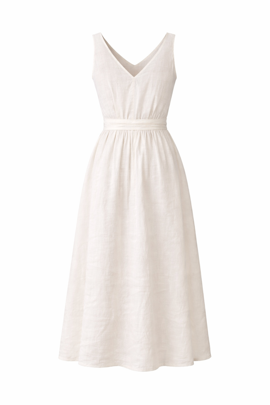 Ivory Breeze Dress Linen